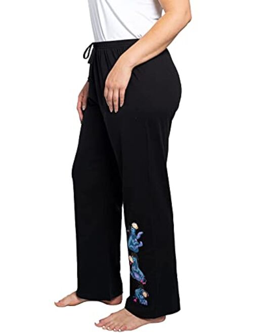 Disney Womens Lounge Pants Eeyore Print Pajama Bottoms