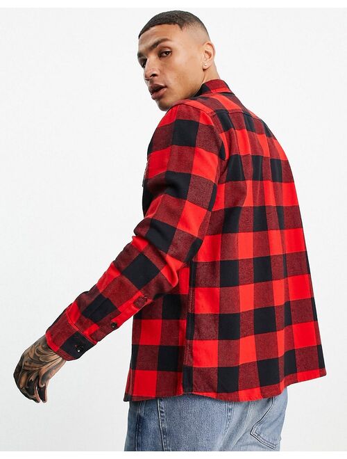 Dickies Sacramento checked shirt in red