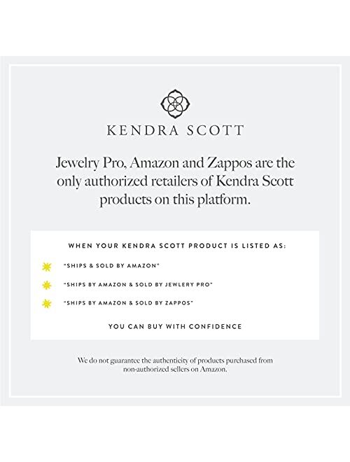 Kendra Scott Elle Drop Earrings for Women, Fashion Jewelry, 14k Gold-Plated, Black Opaque Glass