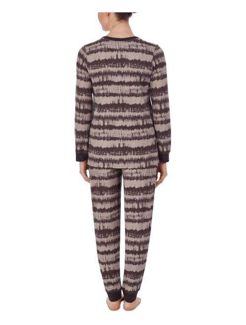 Cuddl Duds Printed Top & Jogger Pants Pajama Set