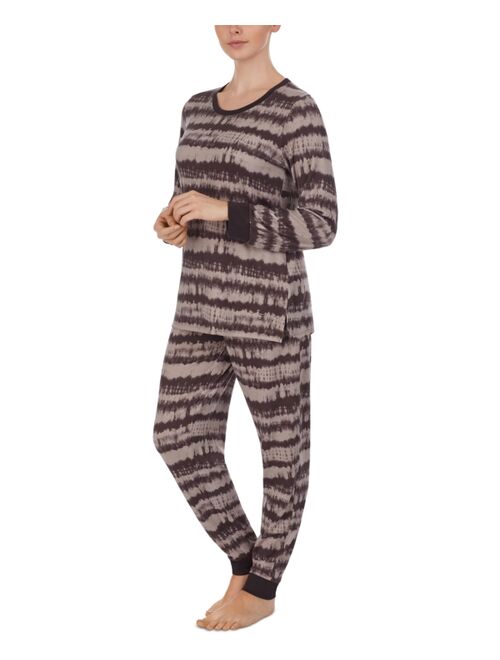 Cuddl Duds Printed Top & Jogger Pants Pajama Set