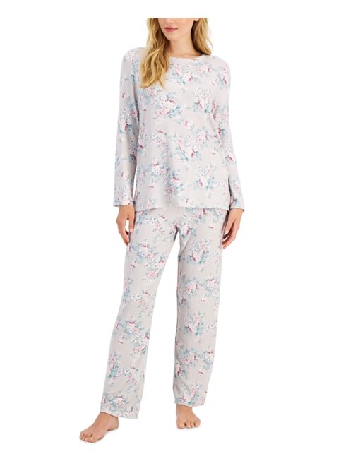 Charter Club Printed Hacci Pajama Set, Created for Macy's