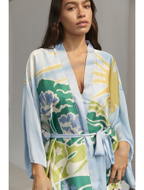 Urban outfitters Scenic Silky Robe