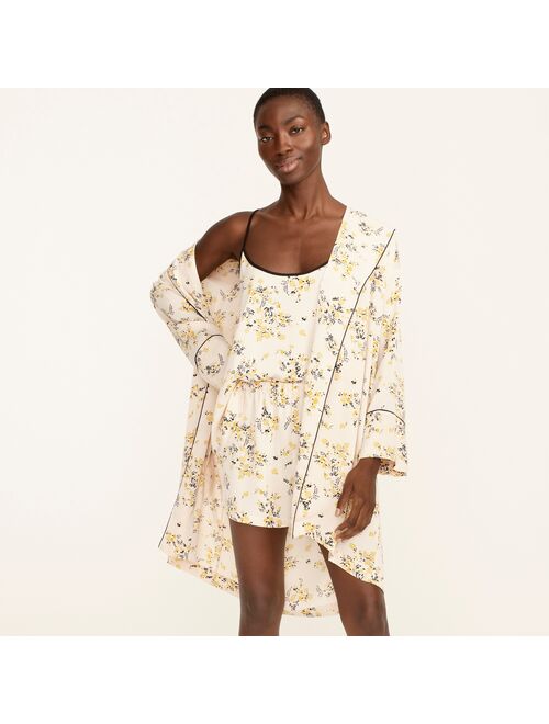 J.Crew Easy-luxe eco robe in budding floral