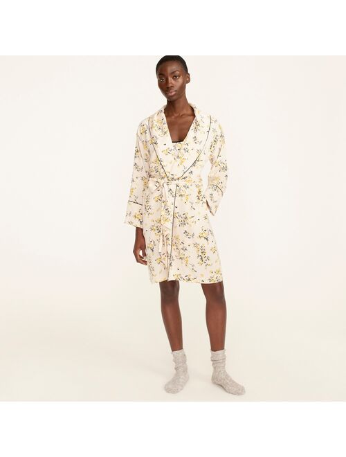 J.Crew Easy-luxe eco robe in budding floral