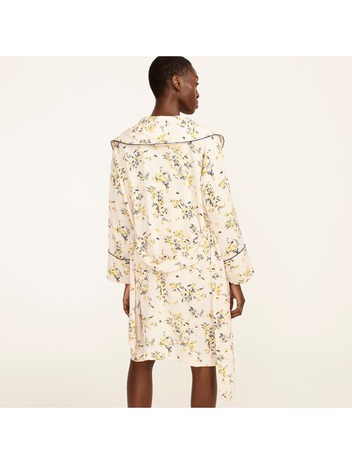 J.Crew Easy-luxe eco robe in budding floral