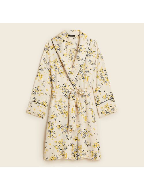 J.Crew Easy-luxe eco robe in budding floral