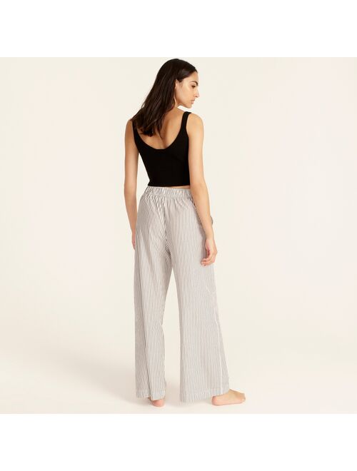 J.Crew Cotton poplin sleep pant in stripe