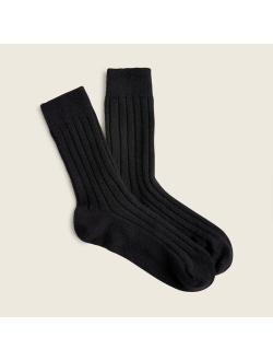 Women's cashmere trouser socks