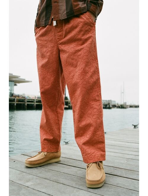 Urban outfitters UO Embroidered Floral Relaxed Fit Beach Pant