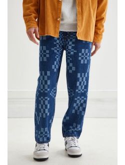 Bow Fit Jean Checkerboard Print