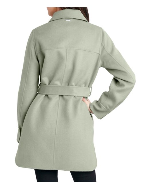 Tahari Double-Face Belted Shirt Jacket