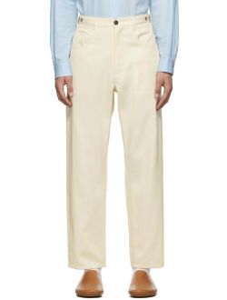 s.k. manor hill Off-White Mason Trousers