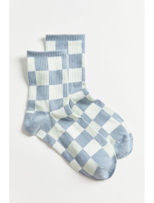 Urban outfitters Buffalo Check Crew Sock