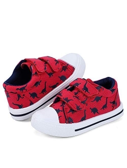 nerteo Toddler Boys & Girls Shoes Kids Canvas Sneakers