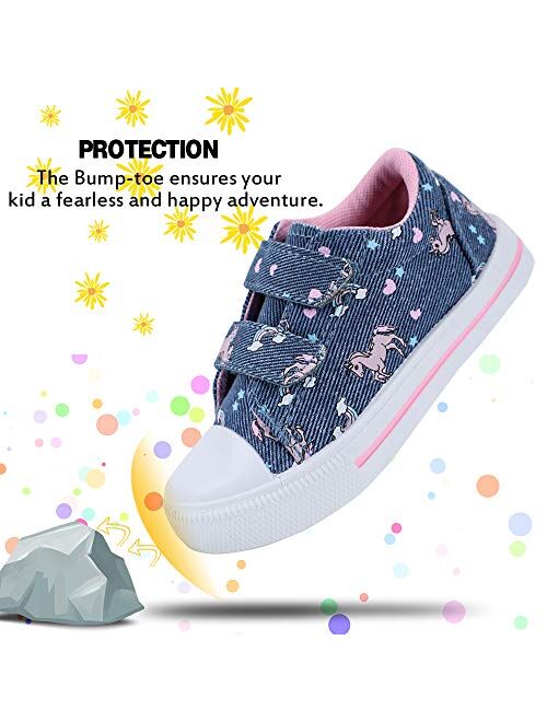 nerteo Toddler Boys & Girls Shoes Kids Canvas Sneakers