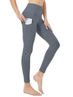 SILKWORLD Fleece Lined Leggings for Women High Waist Thermal Yoga Pants with Hidden Pockets