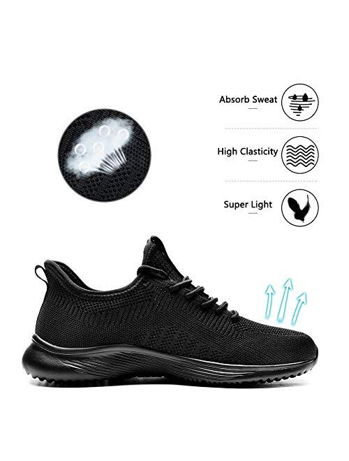 Lamincoa Womens Walking Shoes Slip On Lightweight Athletic Comfort Casual Memory Foam Tennis Sneakers for Gym Running Work