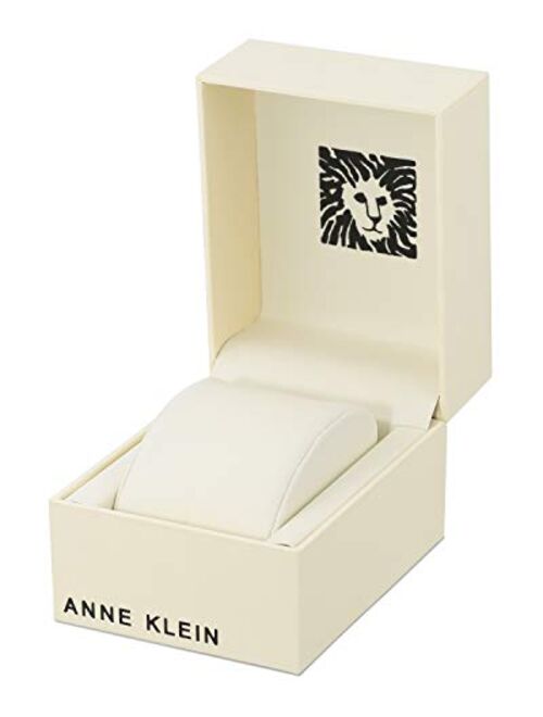Anne Klein Women's Premium Crystal Accented Watch and Bracelet Set, AK/3582