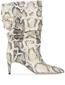 python-print slouchy 60mm boots