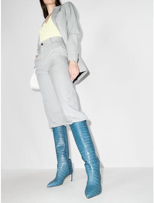 crocodile-effect 60mm boots