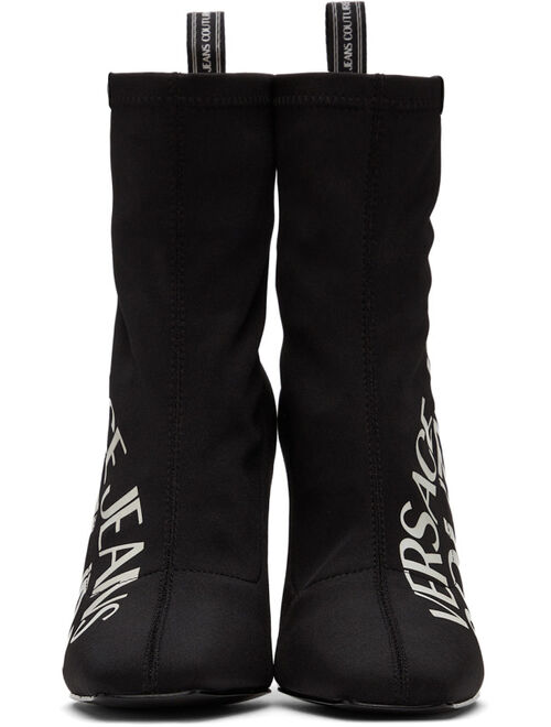Versace Black Logo Lottie Boots