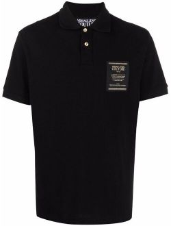 logo patch polo shirt