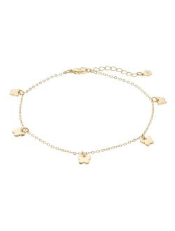 LC Lauren Conrad Butterfly Charm Anklet