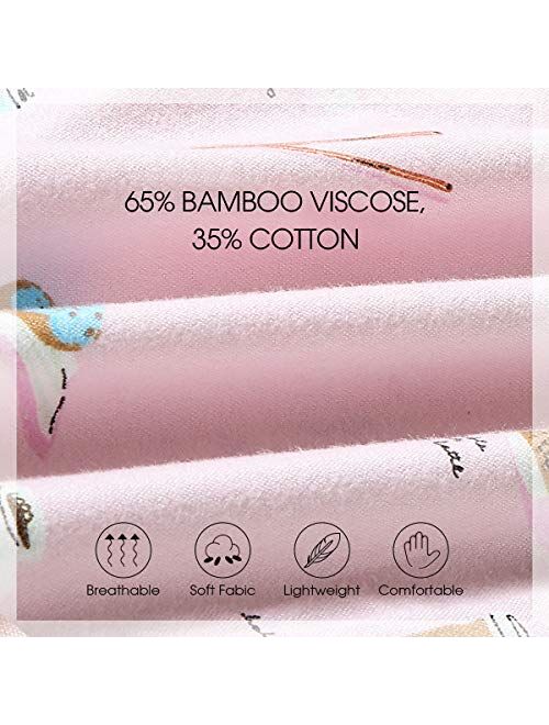 BAMBOO COOL Women's Pajama Pants Bamboo Viscose Soft Longue Pants Print Sleep Bottoms with Pockets