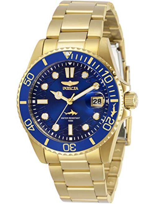 Invicta Women's Pro Dive Quartz Watch with Stainless Steel Strap, Silver, Gold, 20 (Model: 30480, 30484, 30485)
