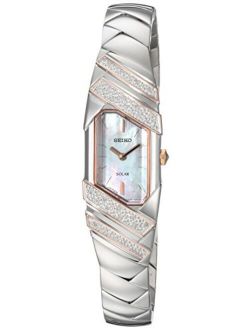 Women's TRESSIA Stainless Steel Japanese-Quartz Watch with Stainless-Steel Strap, Silver, 10 (Model: SUP332)
