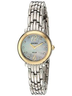 Women's Tressia Stainless Steel Japanese-Quartz Watch with Stainless-Steel Strap, Silver, 10 (Model: SUP354)