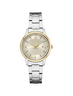 Women's Japanese Quartz Stainless Steel Strap, Silver, 0 Casual Watch (Model: SXDH04)
