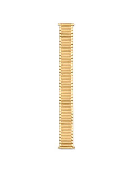 Speidel Men’s Stainless Steel Comfortable Stretch Watch Band, Dual Tone or Gold Tone Replacement Strap, 16-22mm, Straight End with No Clasp, Long or Extra Long