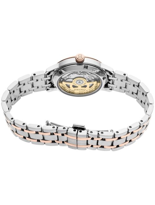 Seiko Women's Automatic Presage Two-Tone Stainless Steel Bracelet Watch 34mm