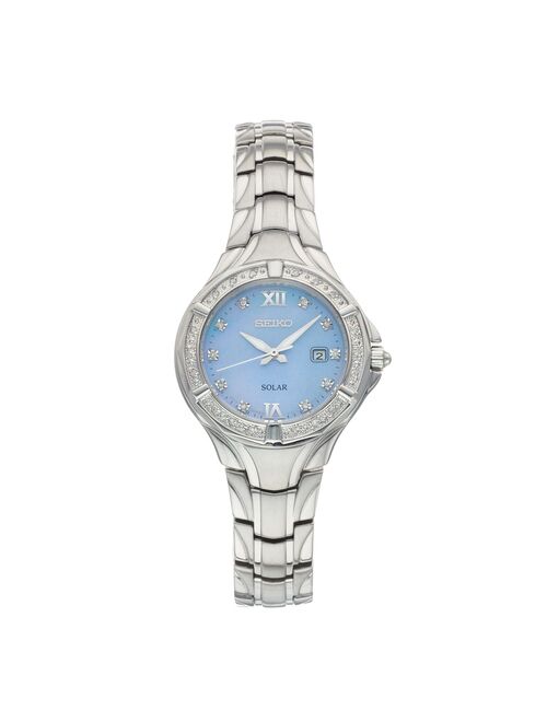 Seiko Women's Solar Diamond Accent Watch - SUT371