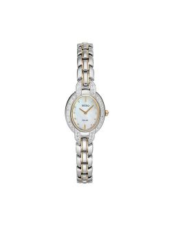 Women's Tressia Diamond Two Tone Stainless Steel Solar Watch - SUP325