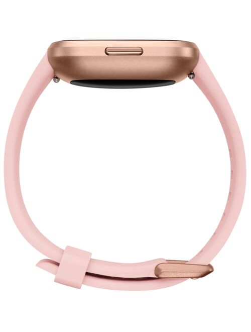 Fitbit Versa 2 Rose Elastomer Strap Touchscreen Smart Watch 39mm