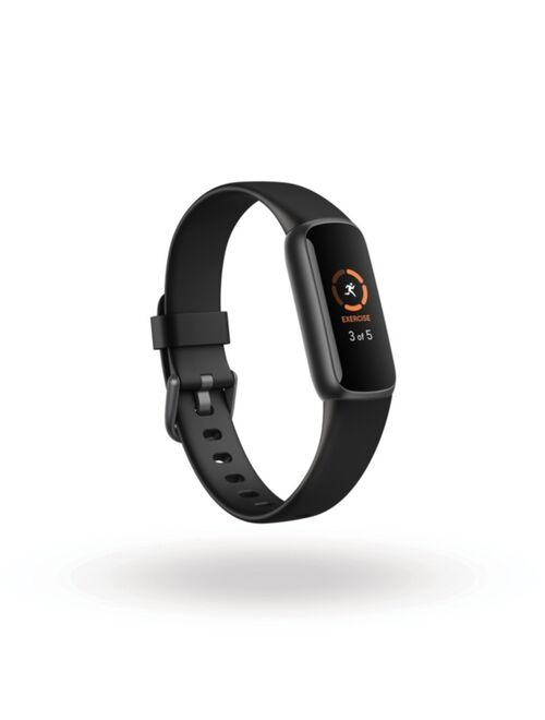 Fitbit Luxe Fitness Tracker in Core Black with Graphite Black Wrist Band