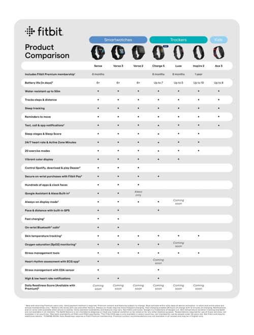 Fitbit Luxe Fitness Tracker in Core Black with Graphite Black Wrist Band