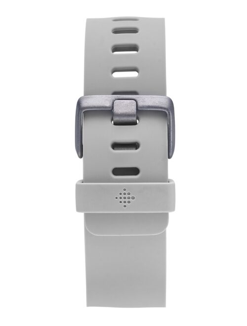 Fitbit Versa 2 Mist Gray Elastomer Strap Touchscreen Smart Watch 39mm