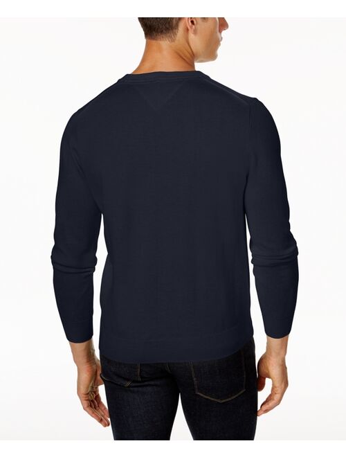 Tommy Hilfiger Men's Signature Solid V-Neck Sweater, Created for Macy's