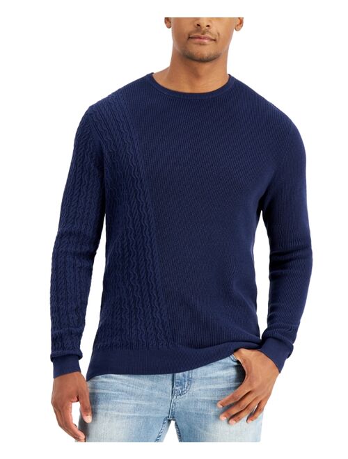 Alfani Men's Geo-Stich Sweater, Created for Macy's