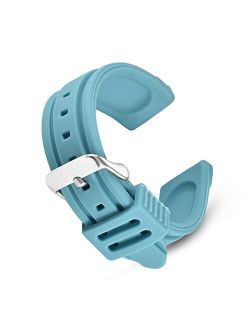 Silicone Watchband Strap,Pins Included with Soft Rubber Surface,Waterproof & Washable, Color & Sizes 18mm-26mm
