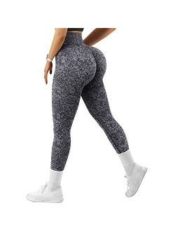 RUUHEE Women Scrunch Butt Lifting Seamless Leggings High Waisted Booty Workout Yoga Pants