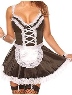 Unibaby Sexy Maid Costume for Women Anime Cosplay Outfits Apron Lace Lingerie Set