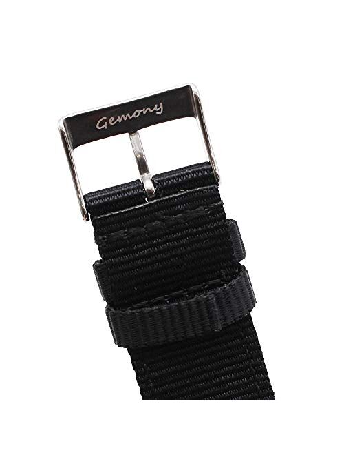Gemony Premium Nylon Quick Release Replacement Watch Bands for Men and Women, Watches and Smartwatches, 18mm, 20mm, 22mm
