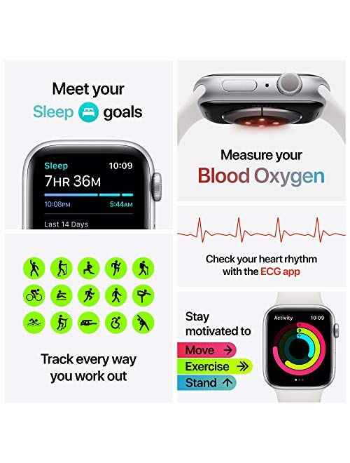 Apple Watch Series 6 (GPS, 40mm) - Blue Aluminum Case with Deep Navy Sport Band