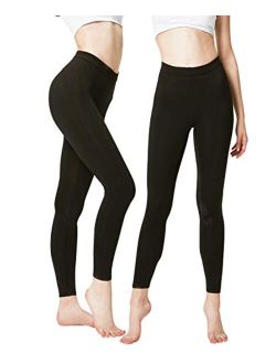 DEVOPS Women's 2 Pack Thermal Long Johns Underwear Leggings Pants
