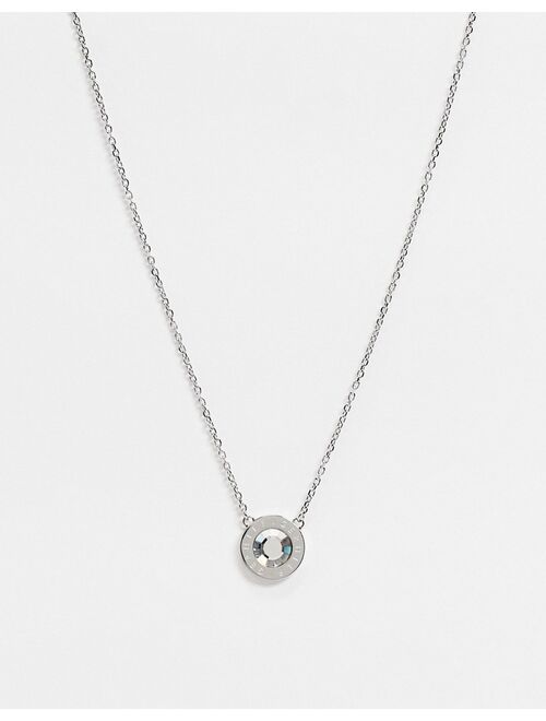 Tommy Hilfiger stud necklace in silver